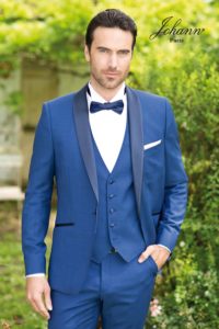 smoking mariage venise bleu