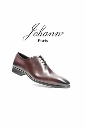 Chaussures Richelieu cognac one cut