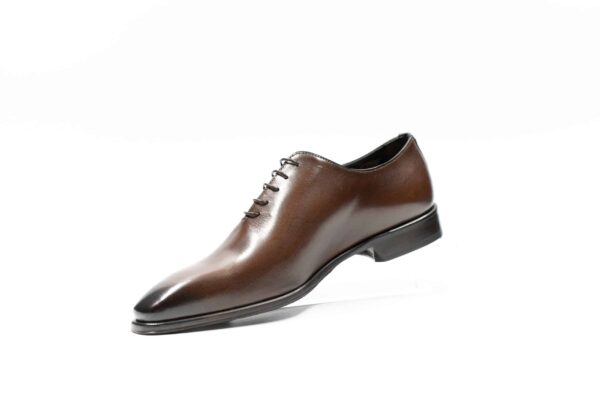 Chaussures Richelieu cognac one cut – Image 4