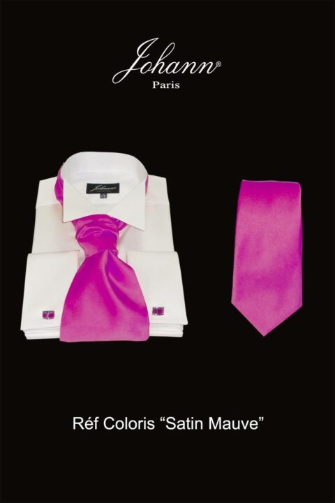 Ascot / Lavallière – Cravate – Nœud Papillon Fuschia