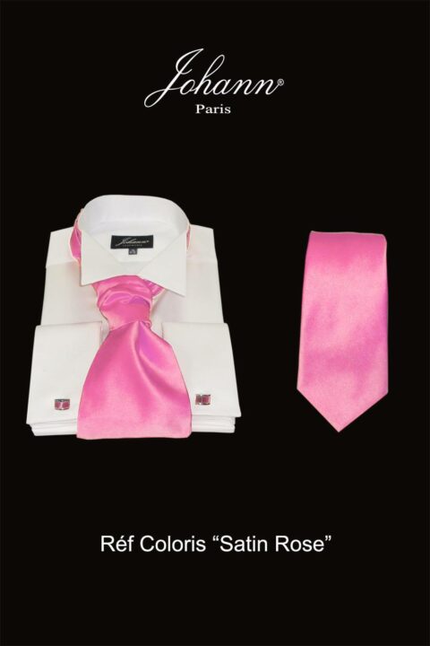 Ascot / Lavallière – Cravate – Nœud Papillon Rose