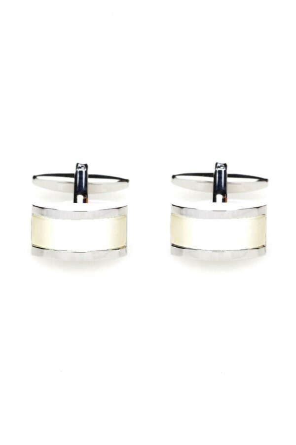 Boutons de manchette Demi-lune Ivoire