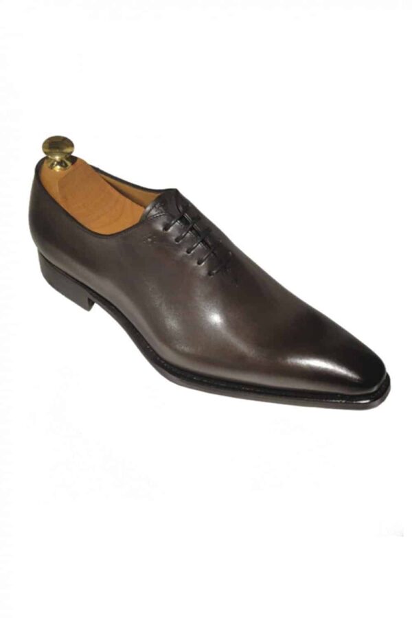 Redingote mariage Marron satiné – Image 3