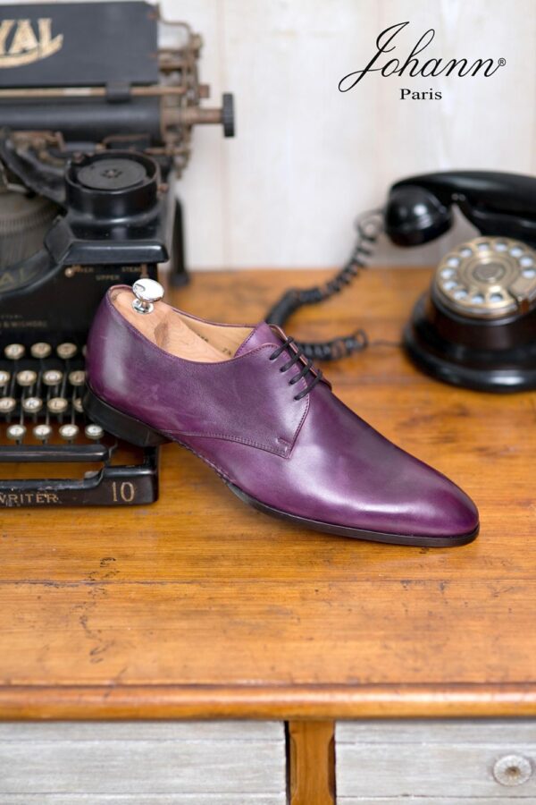 Smoking Firenze Violet avec gilet – Image 3