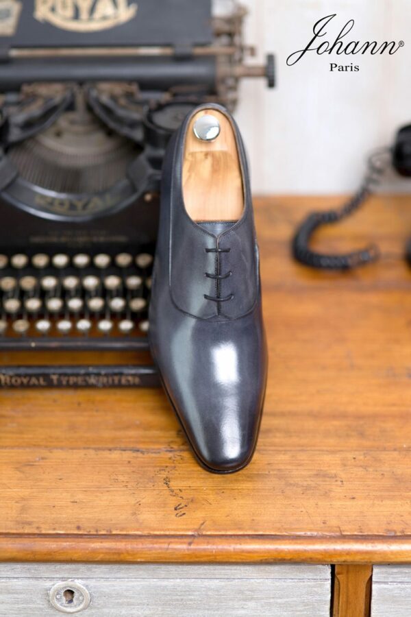Chaussures Richelieu De Gier patine grise – Image 2