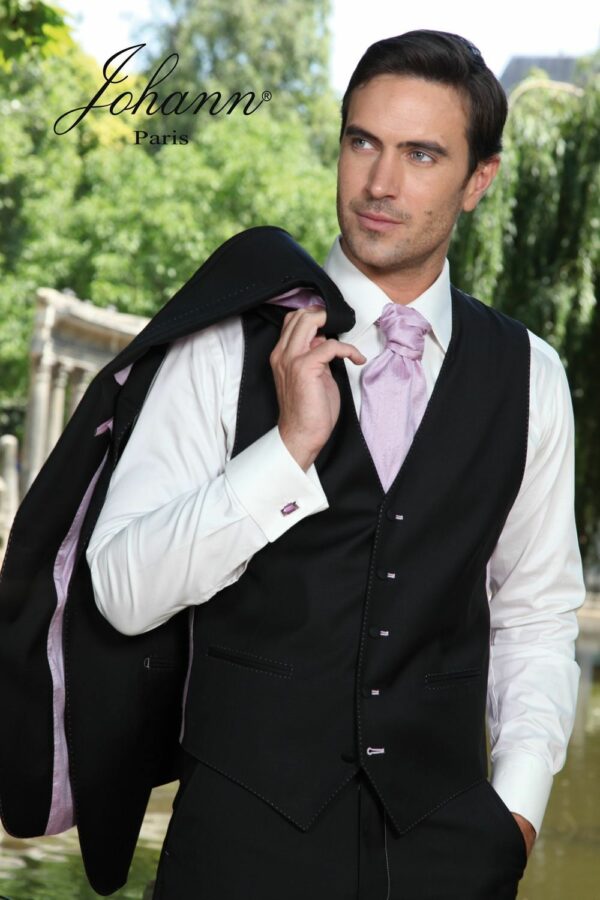 Gilet sur mesure Dos rose Hot Pink – Image 2