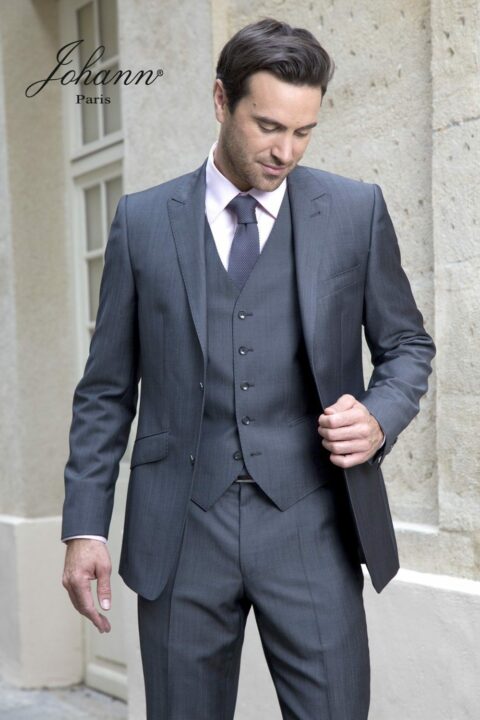 Costume ville Modena gris avec gilet