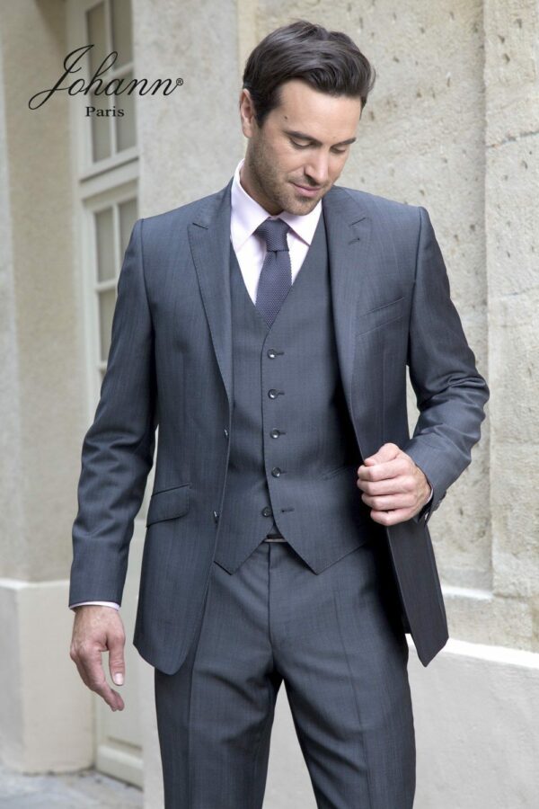 Costume ville Modena gris avec gilet