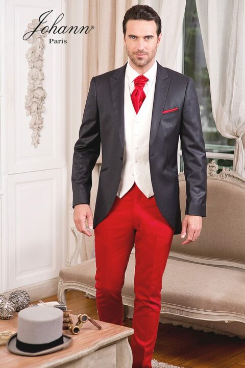 Veste Genova (ouverte courte) et Pantalon rouge et  gilet