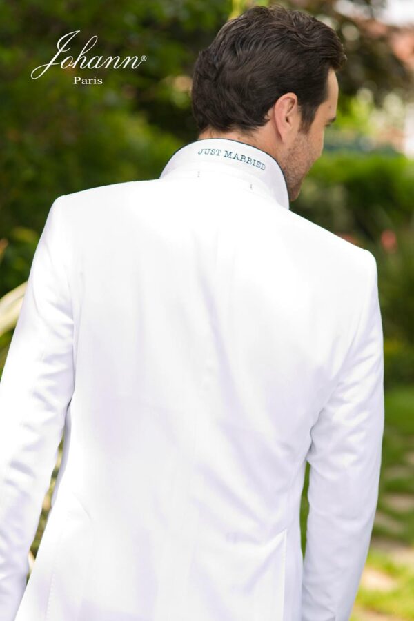 Smoking Firenze Blanc et Marine – Image 4