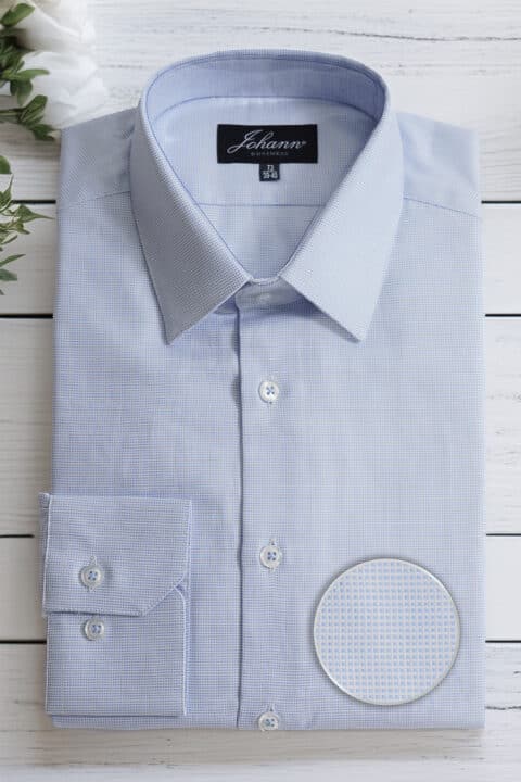 Chemise de ville bleue