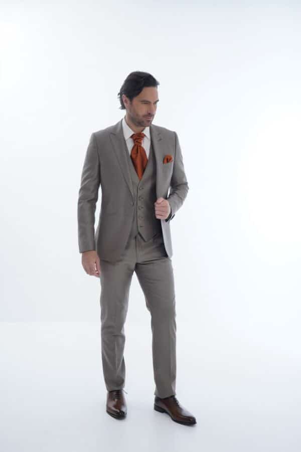 Costume 3 pièces - Beige sable – Image 3
