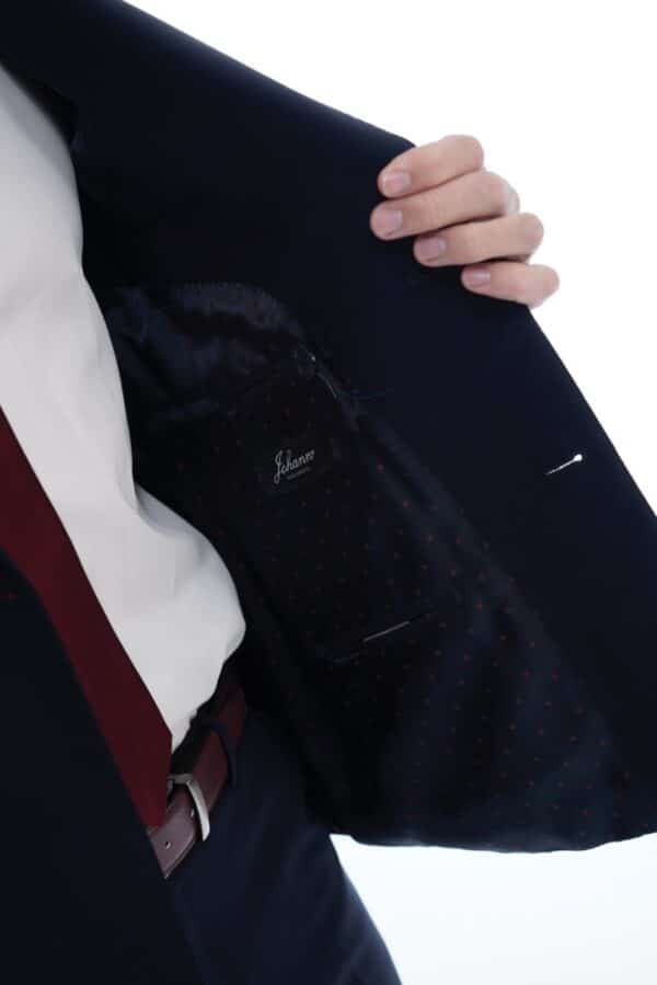 Costume croisé - Bleu marine – Image 3