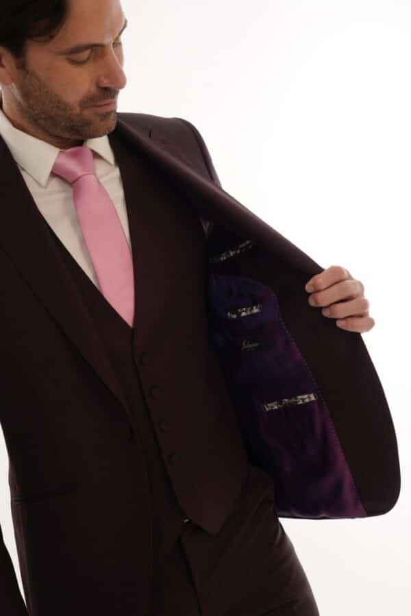 Costume 3 pièces - Prune – Image 3