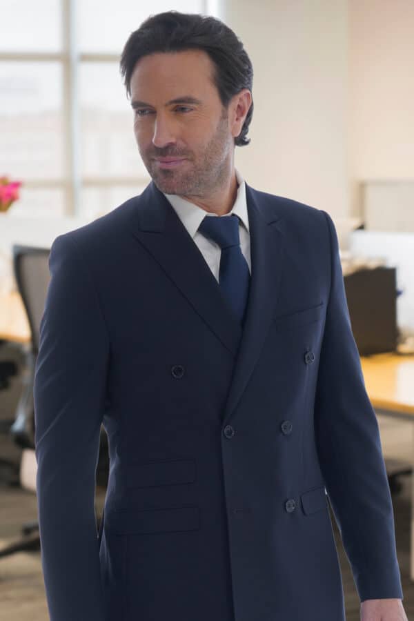 Costume croisé - Bleu marine